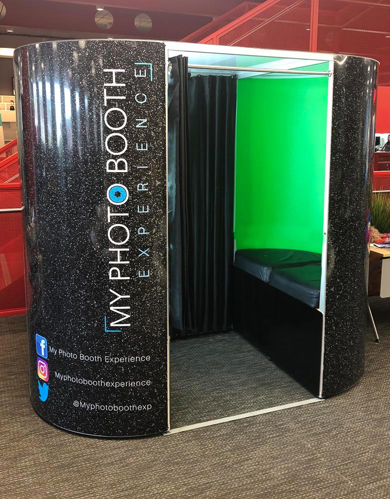 green screen photo booth hire in Swanage